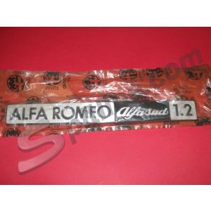 Scritta posteriore Alfa Romeo Alfasud 1.2