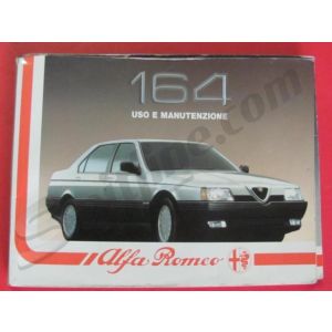 Libretto uso e manutenzione usato Alfa Romeo 164 T. Spark, 164 3.0 V6 (edizione 01/'89)