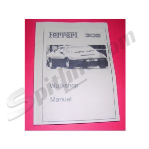 Manuale di officina in fotocopia Ferrari 308 (Inglese)